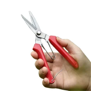 Ergonomic Handle Bypass Pruner Sharp Plastic Scissors for Garden Flowers for DIY Grade Sharp Scissors