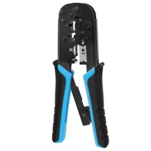 Ethernet Wire Cable Cutter Crimper Clamp 6P 8P Pass Through Ratchet RJ45 Crimping Tool Pliers