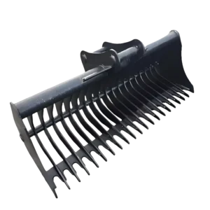 Excavator Tilting Rake Attachment for 4 32t Excavators 1010MM Length 360MM Width 880MM Height