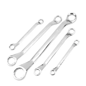 Extended Offset Box End Wrench Set Carbon Steel Double Box End Wrench for Mechanical Repair