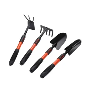 Extended and Thickened Iron Shovel Leaf Rake Farm Hoe Garden Hand Tools