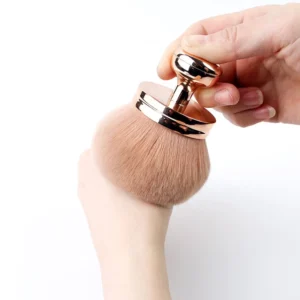 Extra Large Body Makeup Brush for Self Tanner Leg Makeup Bronzer Applicator 3.2inch Wide Round Head Kabuki Brush