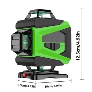 FCC CE Certified Green Industrial DIY Self Leveling 360 4D 16 Line Laser Level for Indoor Outdoor Construction