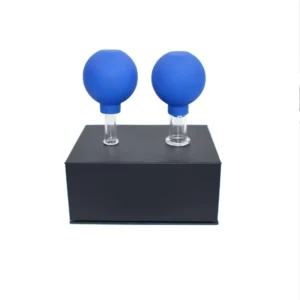 Facial Cupping Cups Glass Silicone Cups Vacuum Suction for Face Skin Back Shoulder Muscle