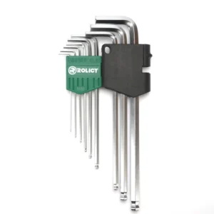 Factory 9pcs Extra Long Arm Ball Point Hex Key Set S2 Steel Heat Treated Anti corrosion and Rust Prevention 1.5 10mm