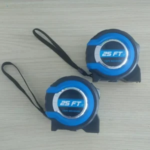 Factory Custom Metric Imperial Steel Self-Winding Tape Measure with TPR ABS Coating Drop-Resistant 16FT-25FT Length