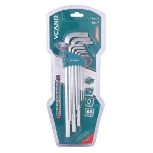 Factory Custom Multi Model L Shaped Wrench Long Arm Torx Hex Key Set