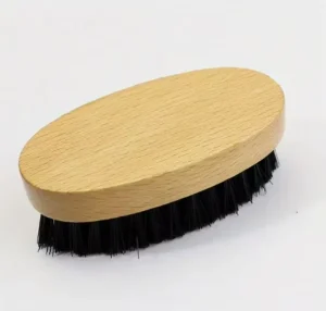 Factory Custom logo Natural Wood Boar Bristles Beard Brush Set Mens Beard Brush for Men Shaving Brush