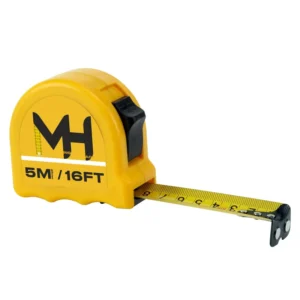 Factory Customized 5m Steel Measure Tape with ABS Shell Metric & Imperial Measurement System Round Logo