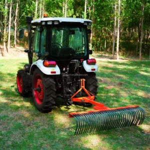 Factory Direct 3-Point Hitch Mounted Heavy Duty Stick Rake Landscape Raker Tractor Agricultural Machinery Equipment 1200mm