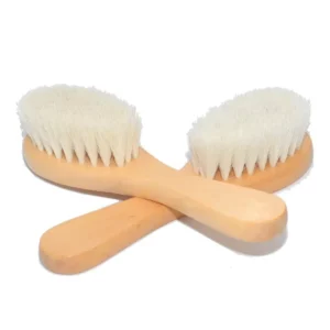 Factory Direct Sale Baby Wooden Hairbrush Comb Natural Soft Bristles Hairbrush Wood Kids Hair Brush