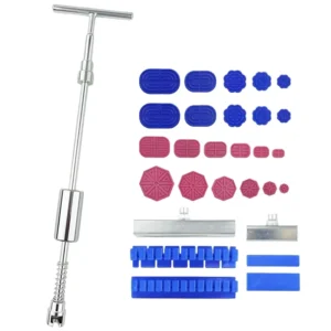 Factory Direct Sales OEM ODM Customized Orders Aluminium Plastic 2 in 1 Slide Hammer T bar Dent Repair for Large Dents