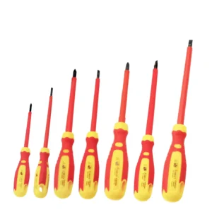 Factory Direct Sales VDE Professional Grade Slotted Type Insulated High Voltage Resistant Screwdriver