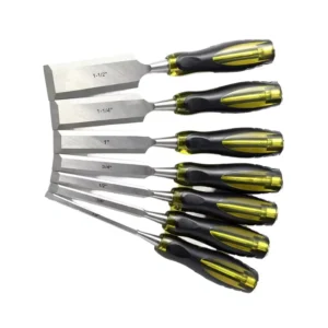 Factory Direct Selling Woodworking with Plastic Handle Chrome Vanadium Steel Flat Chisel Tools