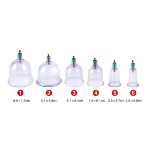 Factory Direct Single Hijama Cupping Cups #1 #2 #3 #4 #5 #6 Therapy Vacuum Suction Massage Cup Cupping Device