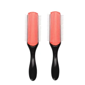 Factory Direct Top Selling Abs Custom Plating Denman Hair Brush
