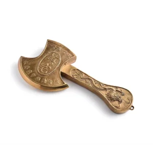 Factory Directly Supply High Quality Chinese Style Custom Logo Metal Brass Axe