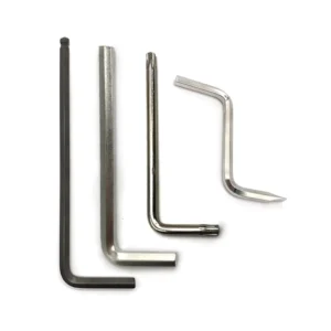 Factory Hex Keys 4mm 5mm 6mm 8mm Allen Key Nickel Plated 45 Steel L Shaped Wrench Security Allen Torx Key
