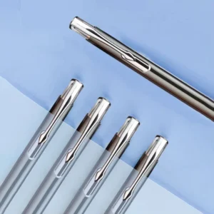 Factory Metal Custom Promotional Ballpoint Pens with Engraving UV Silk Screen Printing Portable Design