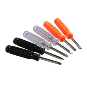 Factory OEM Customized Industrial DIY Grade Slotted Straight Screwdriver Cross Head Plastic Handle Screw Tools