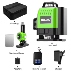 Factory Outlet Rotating Laser Level 16 Lines 4D Laser Level Multifunction Crosshair Green Light Nivel Laser Level