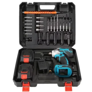 Factory Price 20V Cordless Impact Wrench Electric Rechargeable Brushless Truck Lithium Battery Torque Wrench for DIY Grading