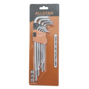 Factory Price Crv 9Pcs Hex Key Set Torx Key Set Extra Long