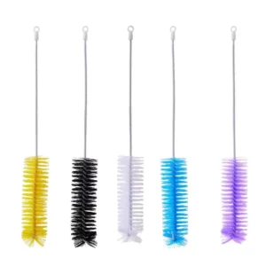 Factory Price Eco-Friendly Stainless Steel Handle Sisal Natural Bristle Straw Cleaning Brush