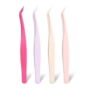 Factory Seamless Stainless Steel Eyebrow Tweezers for Personal Home Use Eyelash Grooming