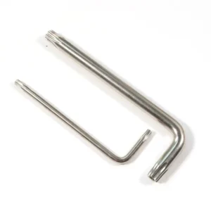 Factory Two Pieces 19mm Nickel Allen Key Hex Hexagon Wrench L-Shaped Hex Key Wrench Set