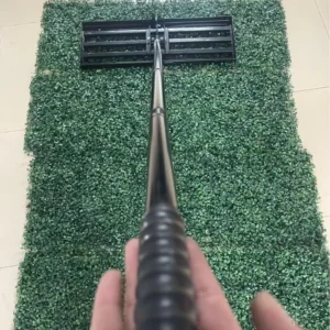 Factory direct D.S.C Black Carbon Steel Flat Ground Rake 5 Tines Detachable Foldable Design for Landscaping Lawns Flower Pots