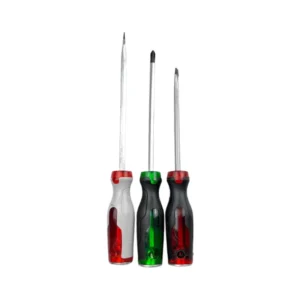 Factory direct Supply Powerful Magnetic Household Transparent coated Through hole Screwdriver Single use dual use Screwdriver