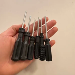 Factory mini screwdriver black single-use DIY precision fine-tuning screwdriver toy electronic disassembly tool