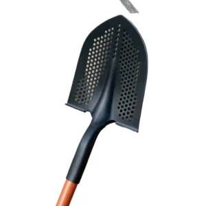 Farming Tool Carbon Steel Head Shovel with Wood Handle Digging Screened hole Spade