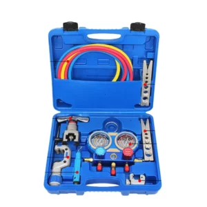 Fluorinated Pressure Gauge Flaring Tool Set CT 8A R410 Compatible HVAC Refrigeration Air Conditioner Hand Tools