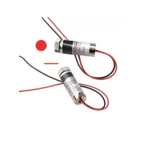 Focusing Distance Laser Head Locator Laser Tube Laser Module 5mW Red Dot Spot Straight Cross Shape