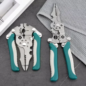 Foldable Multifunctional Wire Stripper Wire Crimping Tool for Electricians Home Construction DIY Crafts