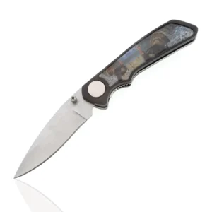 Folding Pocket Knife Small EDC Gift Unique Customized Print Knives Stainless Steel Blade Plastic Handle
