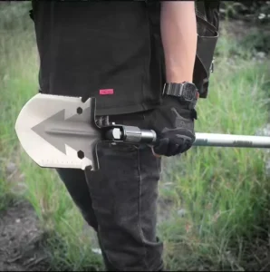 Folding Spade Portable Multi Tool Shovel for Compact Outdoor Camping and Emergency Kit