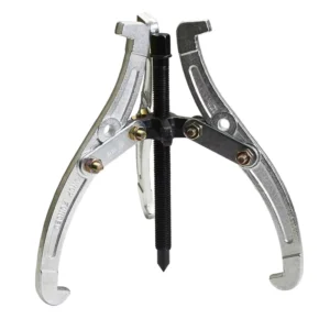 Forged 3 Jaw Puller 45# Steel Bearing Gear Remover Heavy Duty Heat Treated Rust Resistant Rotatable Tool