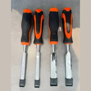 Forged Extra Mirror Polishing PP TPR Handle Custom Straight Knife Professional Woodworking Carpenter’s Chisel DIY Enthusiasts