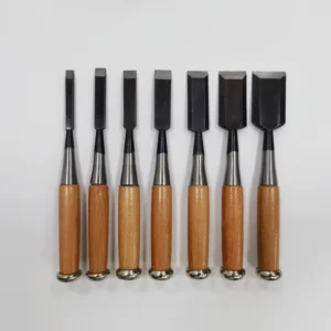 Forged Punch type Wood Chisel Professional DIY Woodworking Carved Knife for Woodcut & Carpentry Black Steel Beech Wood Knife