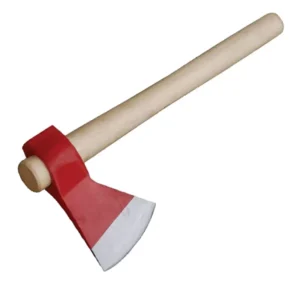 Forged Steel Axe Head with Wooden Handle