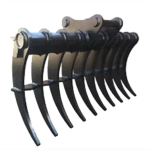 Free Shipping Rakes for 0.8 Ton 1 Ton 1.2 Ton Mini Excavator Attachments
