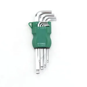 G17 Paragraph 9pcs Mat Finish Ball Hex Key Set G17 Gaya 9 PCS Matte Werni Hex Kunci Wrench