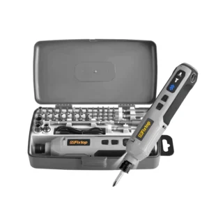 GSFIXTOP Five Speed Manual Electric Integrated Screwdriver 40Pcs Mini Portable Cordless Electrical Screwdriver