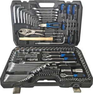 GTYPRO Real Cr v 142pcs Socket Set Ratchet Wrench Manufacturer Hand Tools Set 1 2 1 4 3 8 Auto Repair 142 Rachet Herramientas