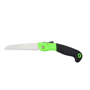 Garden Green Folding Saw Small Orange Carbon Steel Woodworking Hand Saw
