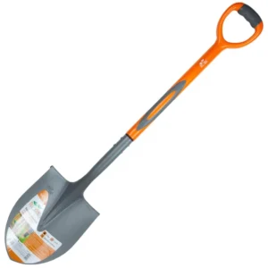 Garden Pointed Iron Shovel D Shape Handle Heavy Duty Outdoor Spades Shovels