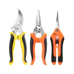 Garden Pruner Shear Stainless Steel Blade Pruner Bypass Garden Hand Pruner Shears for Plants